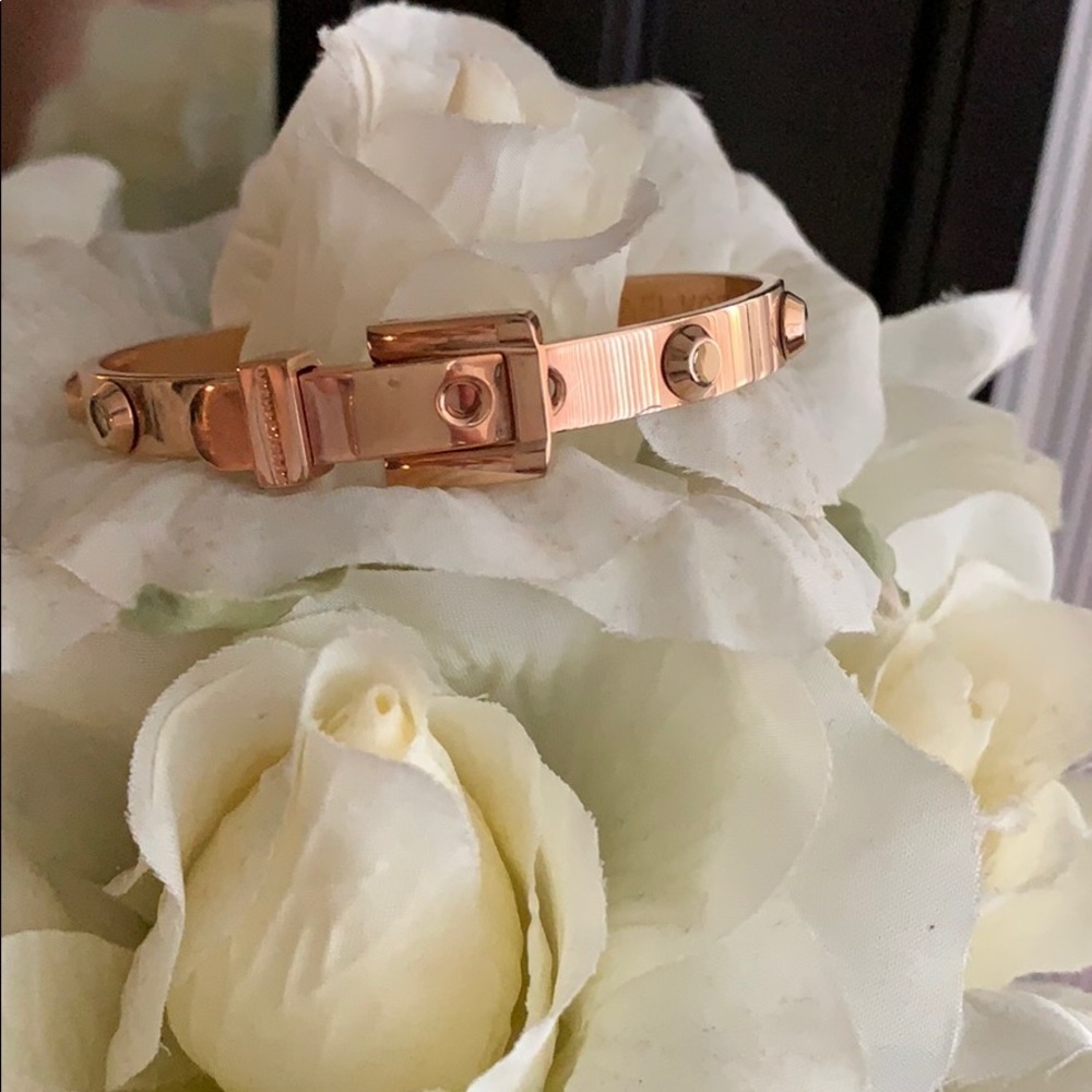 Rose gold plated Michael Kors bangle
